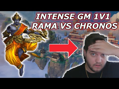 Super Intense GM Game Rama VS Chronos - Season 8 Masters Ranked 1v1 Duel - SMITE