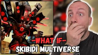 What if Titan Drill Man VS Titan Speaker Man (REACTION!!!) Skibidi Toilet Multiverse