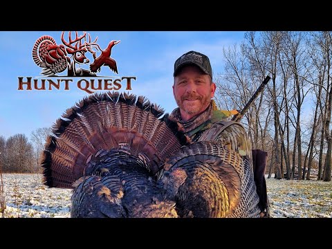 Hunt Quest- AWESOME OPENING DAY MISSOURI SNOWY SPRING TURKEY HUNT!