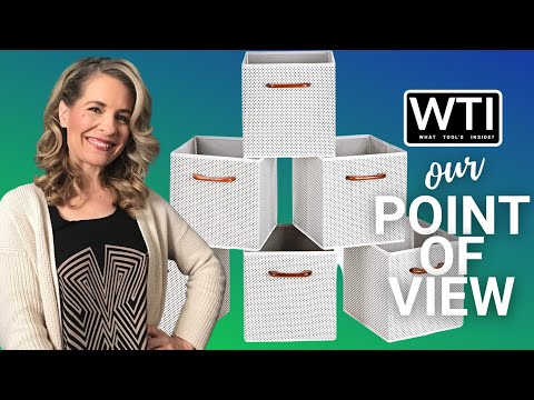 MaidMAX Cloth Storage Bins Cubes - WTI product video review
