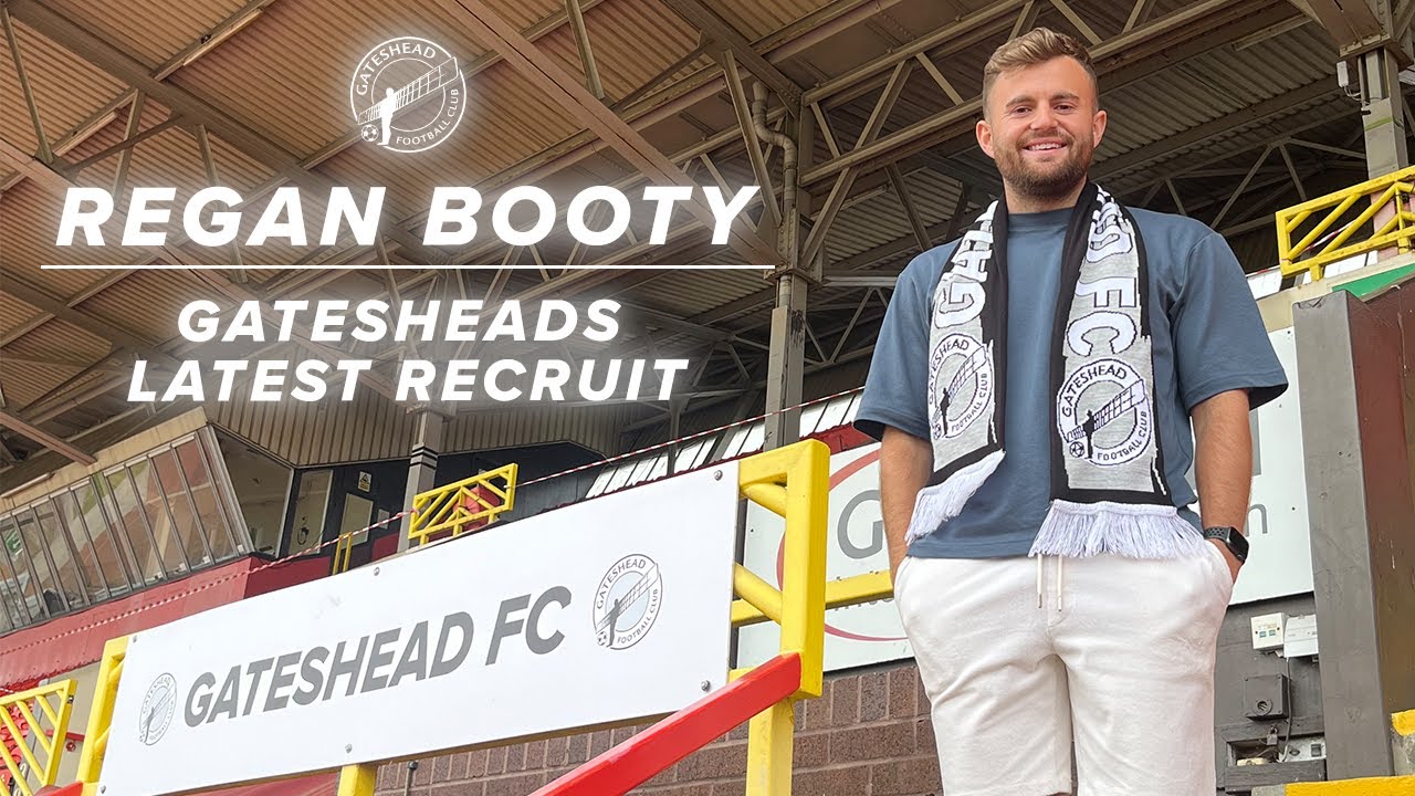 Regan Booty signs for Gateshead! 🤝 | FIRST INTERVIEW