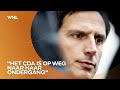 Oud-hoofdredacteur De Telegraaf: 'Het CDA is opweg naar haar ondergang'
