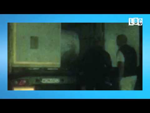 Calais Migrants Breaking Into Lorry