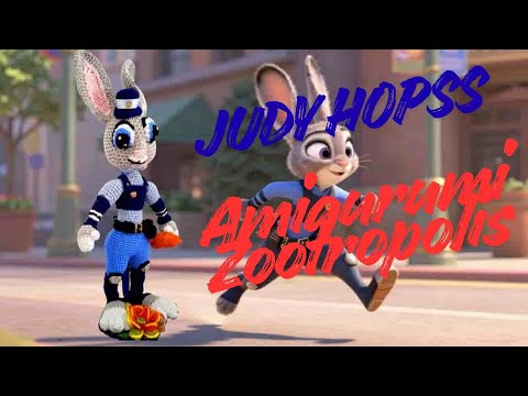 Amigurumi Judy Hopps Zootrópolis Magia En Crochet