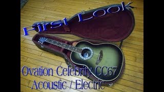 Video thumbnail for A Look at the Ovation Celebrity CC67 Acoustic Electric Guitar by JandW Music
