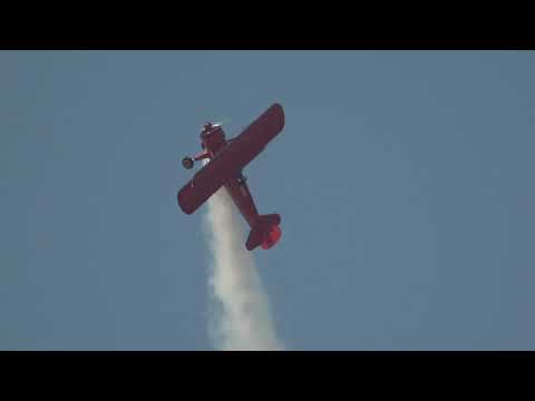 Vickie Benzing Stearman Aerobatics Oshkosh 2021 Saturday