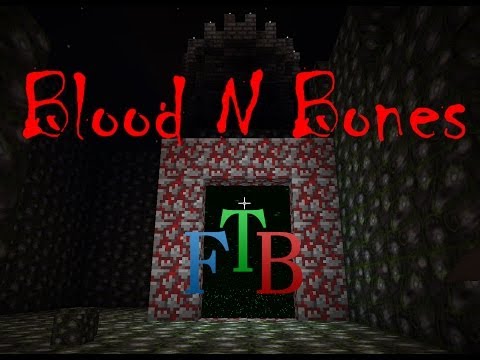 Minecraft FTB Blood and Bones - S2E14 - Trees on top and mobs in the basement