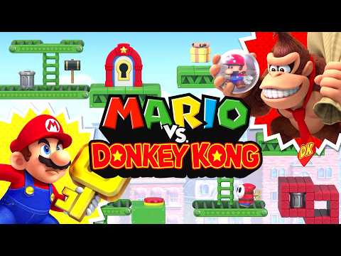 Mario vs Donkey Kong - *100% FULL GAME PLAYTHROUGH!!* [Nintendo Switch]