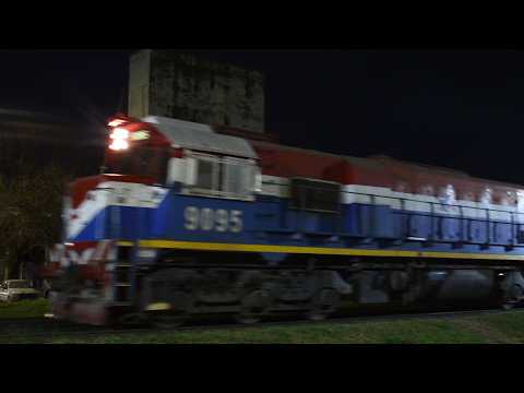 [4K] Tren de tolvas graneras de NCA con destino a General Deheza pasando por Marcos Juárez!!!!!!