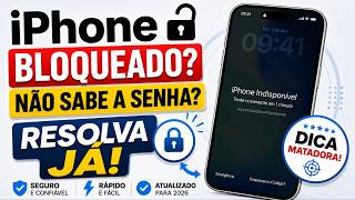 DESBLOQUEAR QUALQUER IPHONE SEM SABER A SENHA [Grátis e Rápido]