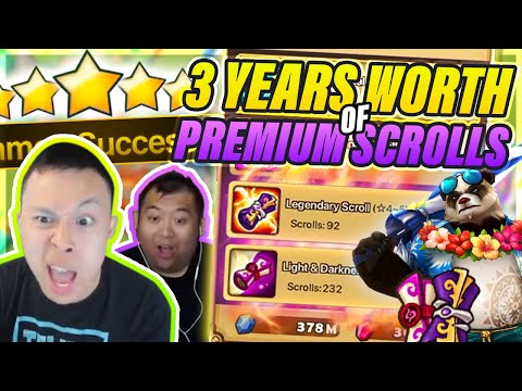 230+ LD 90+ Legendary Scrolls?! 3 YEARS of Saving! - INCREDIBLE Size Summon Session ft. JMak