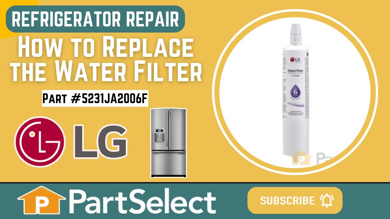 Replacing the Refrigerator Water Filter LT600P