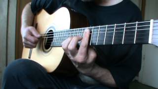 Tribute to John McLaughlin on a classical guitar