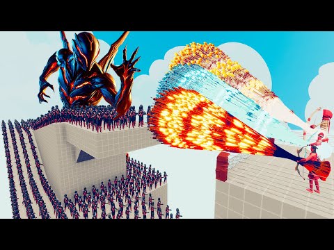 100x ALIEN + 2x GIANT vs 3x EVERY GOD - Totally Accurate Battle Simulator TABS