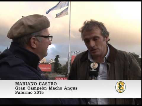 31-07-15 Mariano Castro ( Propietario Gran Campeon Macho Angus ) - Palermo 2015.