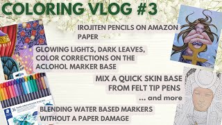 Coloring Vlog 3 - glowing lights, easy skin base mix, color fix, curtain folds and much more