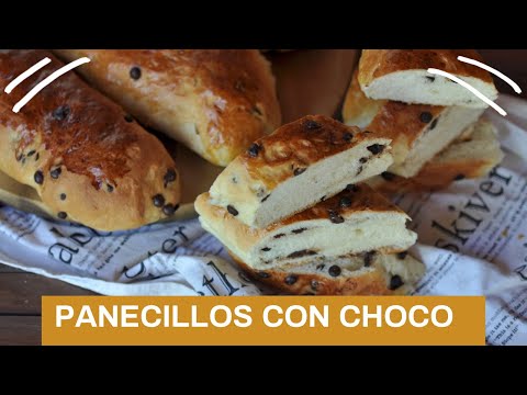 Panecillos con pepitas de chocolate