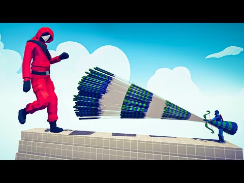 SQUID GAME GIANT vs EVERY GOD - 🏹Totally Accurate Battle Simulator TABS