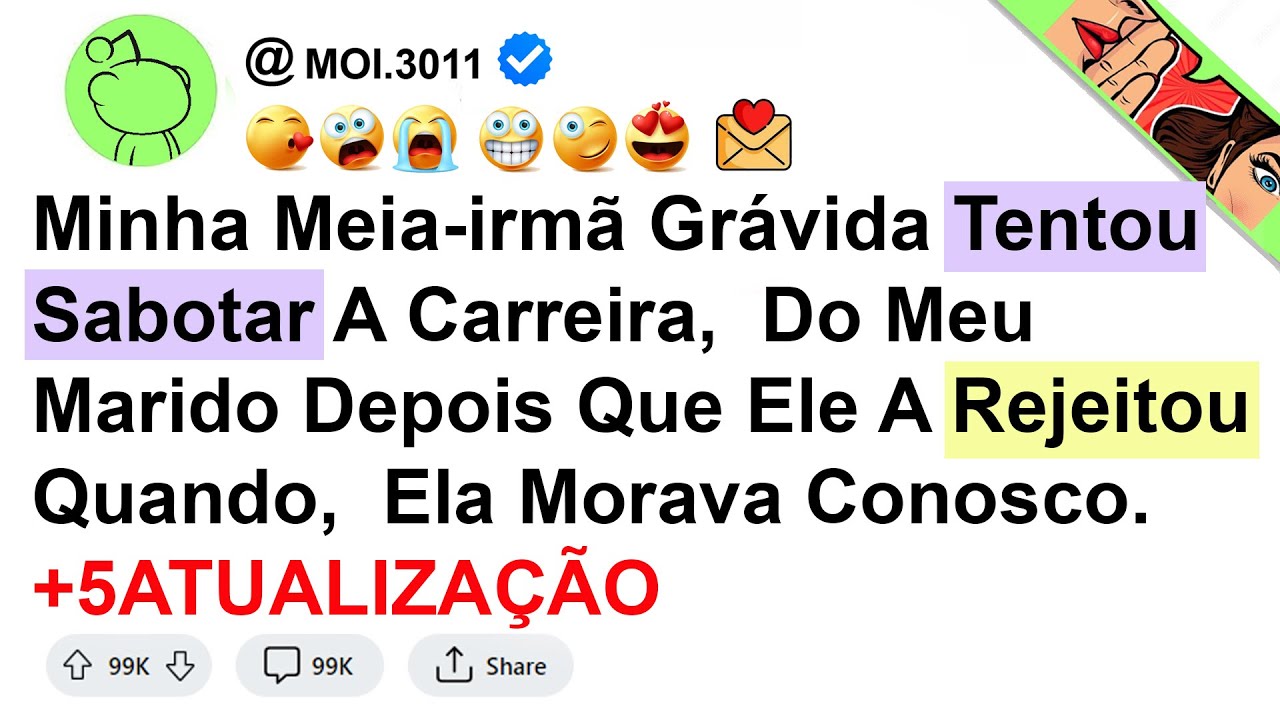 história -  Minha Meia-irmã Grávida Tentou Sabotar A Carreira,  Do Meu Marido Depois Que Ele A ...