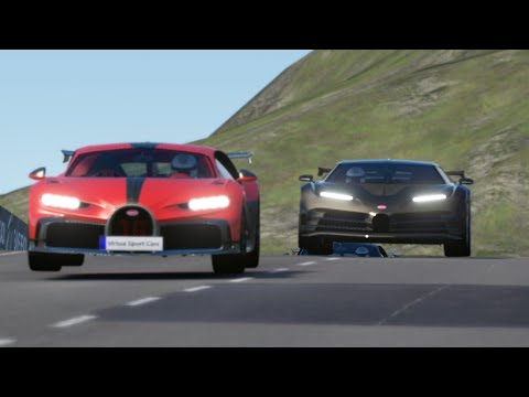 Bugatti Centodieci vs Bugatti Chiron Pur Sport at Highlands