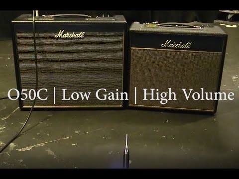 Marshall Plexi Studio Vintage SV20C vs Origin 50c Combo Amps - Attenuation and Volume Comparisons