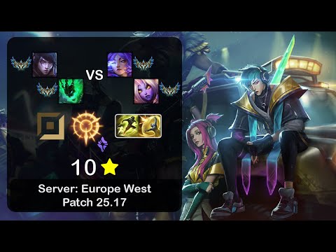Aphelios ADC + Thresh vs Yunara + Soraka - EUW Challenger - Patch 25.17
