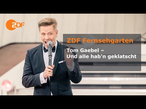 Tom Gaebel – „Und alle hab’n geklatscht“ | ZDF-Fernsehgarten
