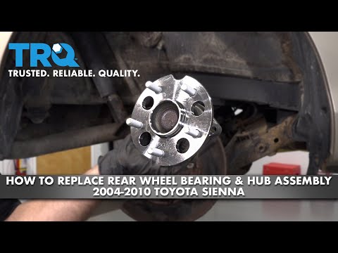 How To Install Rear Wheel Bearing & Hub Assembly 2004-2010 Toyota Sienna
