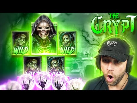 I SPIN into a MAX BET BONUS on the *NEW* CRYPT slot!! (Bonus Buys)