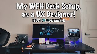My WFH Office Desk Setup (2021), As A UX Designer!