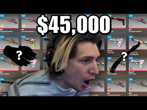 xQc $45,000 CS2 TRADE UPS ft. Arrow