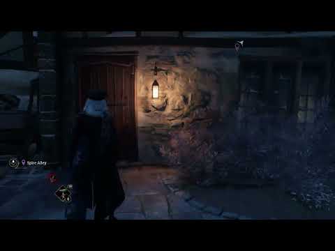 Demiguise Moon Statue HOGSMEADE Location - HOUSE NEXT TO THREE BROOMSTICKS - Hogwarts Legacy Guide