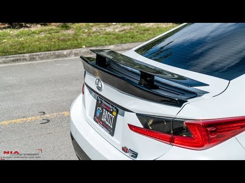 Lexus RCF Spoiler Wing installation 2015 + DIY