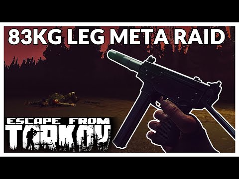 Escape From Tarkov - CRAZY KEDR LEG META RAID FOR 83KG LOOT!! - KRASHED