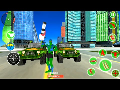 Spider Frog Rope Superhero | Flying Spider Amazing City Missions - Android GamePlay