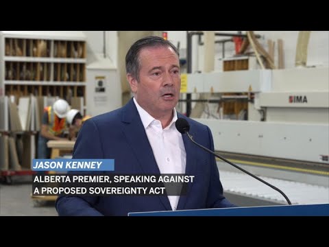 Jason Kenney Speaks Out Against The Sovereignty Act