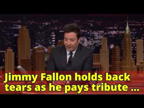 Jimmy Fallon holds back tears as he pays tribute to late mother
