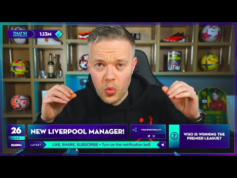 HERE WE GO! SLOT NEW LIVERPOOL MANAGER!