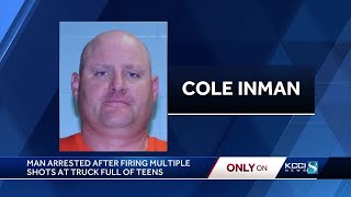 Corning man faces attempted murder charges after shooting pistol at teenagers in truck