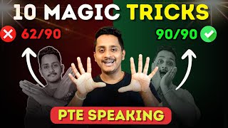 10 Magic Tricks - Score 62 to 90 in PTE Speaking | PTE Skills Academic