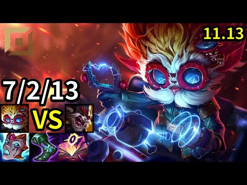 Heimerdinger Top vs Kled - KR Master | Patch 11.13