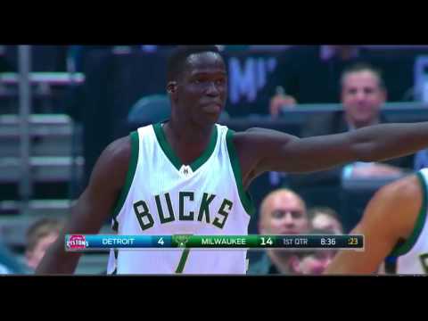 Thon Maker full highlights career-high 23 points | Pistons v Bucks