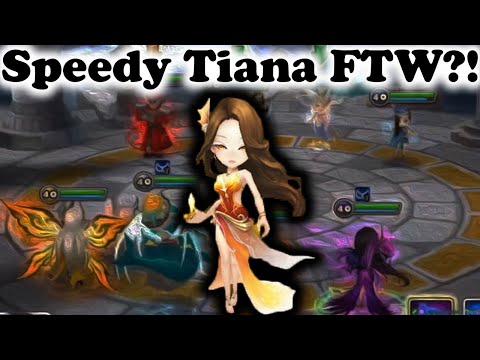 G3 Arena Rush, Top 3 finish! Speedy Tiana beats all!? - Summoners War