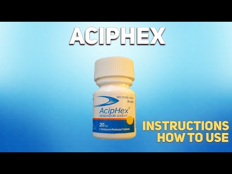 Aciphex (rabeprazole) how to use: How and when to take it, Who can't take rabeprazole