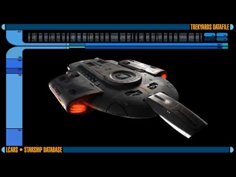 Trekyards "Datafile 001 :: Defiant Class" Motion Graphics Animated UI (original/unaltered)