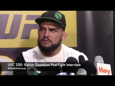 UFC 200: Kelvin Gastelum Post-Fight Interview