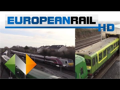 Irish Rail 29000 DMU 29019 + DART 8100 EMU 8117 & 201 loco 206 + De Dietrich 9002 Drogheda