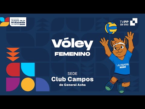 🏐Vóley Femenino - Los Ríos 🆚 Aysén | Club General Campos | Juegos de la Araucanía 2025