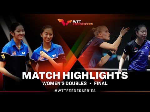 Rachel Sung/Amy Wang vs Barbora Balazova/Lily Zhang | WD Final | WTT Feeder Fort Lauderdale 2022