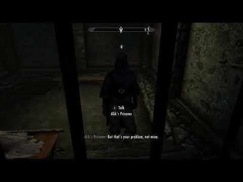 Where is the Alik'r prisoner for whiterun quest - Skyrim